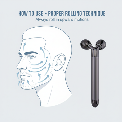 TITAN Vibrating Facial Roller - Usage Instructions